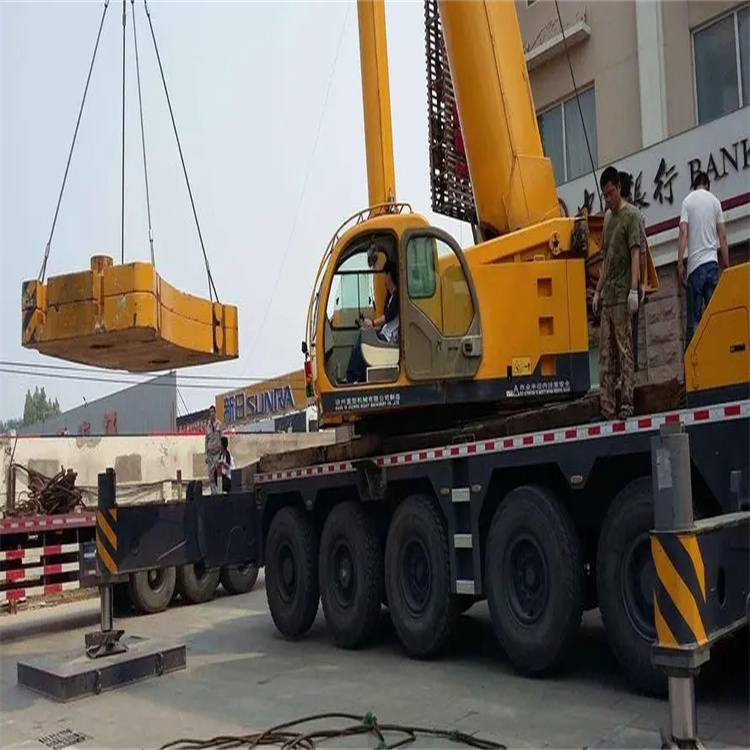 桐乡当地吊车出租|机器吊装|75吨|工厂搬迁服务